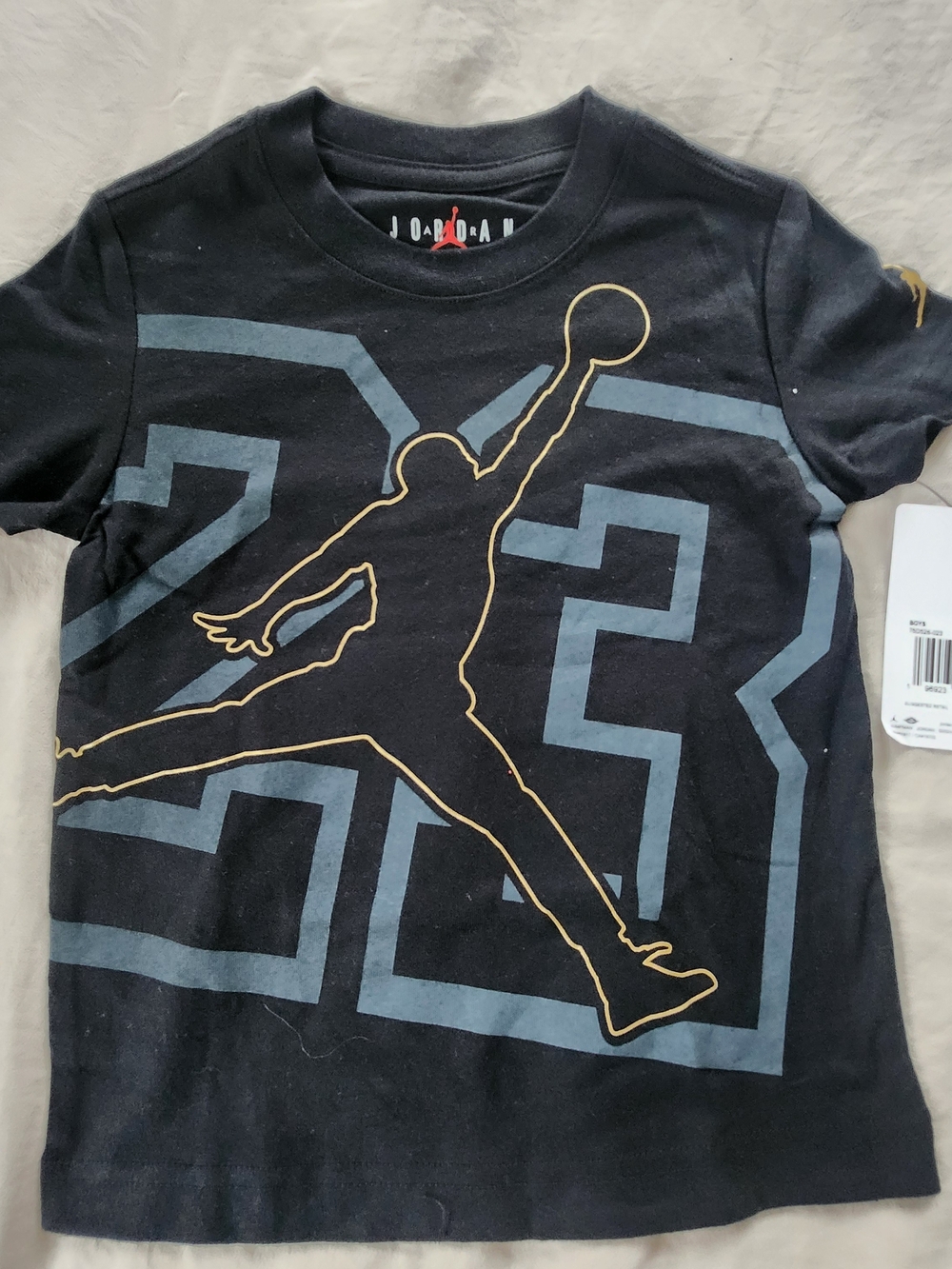 Jordan Boys Black Jumpman Graphic Tee Size 3t